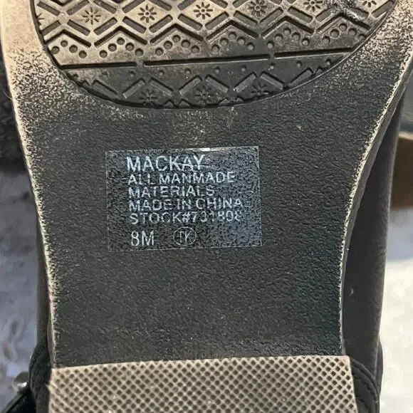 Jellypop MacKay Women’s Size 8M Stock #731808 Ankle Bootie Boots Black Belted - Picture 9 of 13